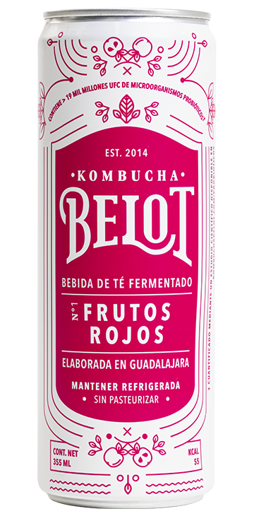 Kombucha Belot N1 Frutos Rojos