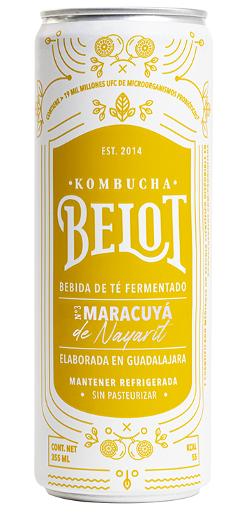 Kombucha Belot N3 Maracuya de Nayarit