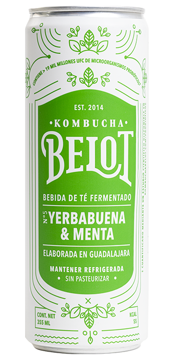 Kombucha Belot N5 Yerbabuena & Menta